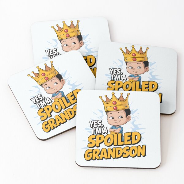 Item preview, Yes, I'm a Spoiled Grandson – Cartoon Crown Fun designed and sold by TeeGrit.