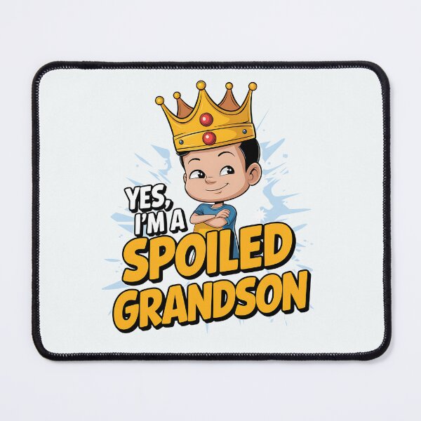 Item preview, Yes, I'm a Spoiled Grandson – Cartoon Crown Fun designed and sold by TeeGrit.