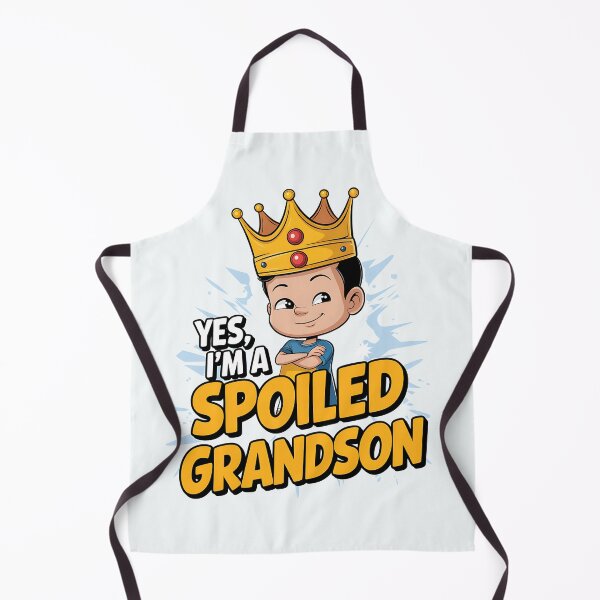 Item preview, Yes, I'm a Spoiled Grandson – Cartoon Crown Fun designed and sold by TeeGrit.