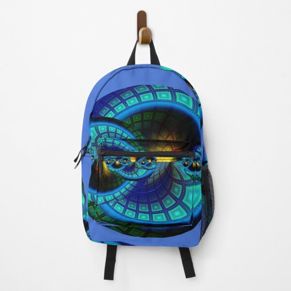 Item preview, Turquoise blue egg shape fractal designed and sold by pinkal.