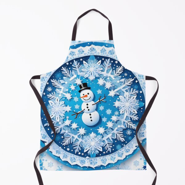 Item preview, Snowman and Frosted Flakes Mandala designed and sold by MandalasShops.