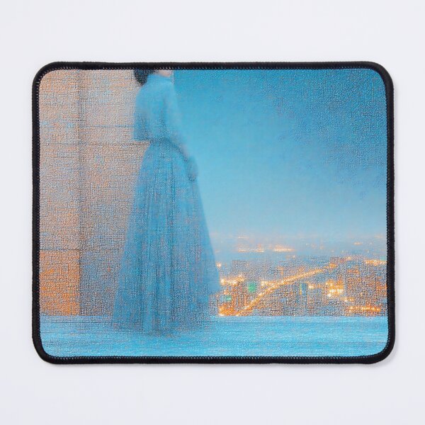 Item preview, Indigo Balcony Longing designed and sold by PanoramaPrints.