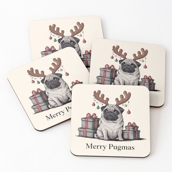 Item preview, Merry pugmas designed and sold by FriendlyLlama.
