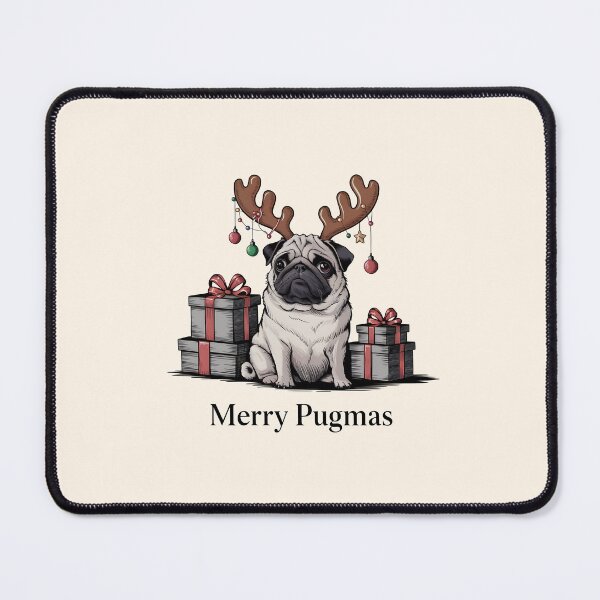 Item preview, Merry pugmas designed and sold by FriendlyLlama.