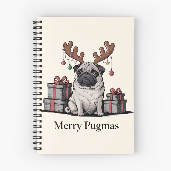 Item preview, Merry pugmas designed and sold by FriendlyLlama.