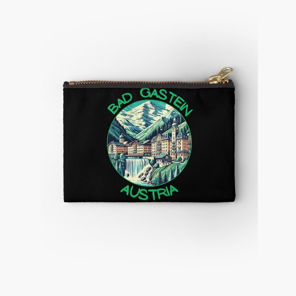 Item preview, Bad Gastein in Austria (Salzburg) Retro Art Travel Landscape designed and sold by MaateoDesign.