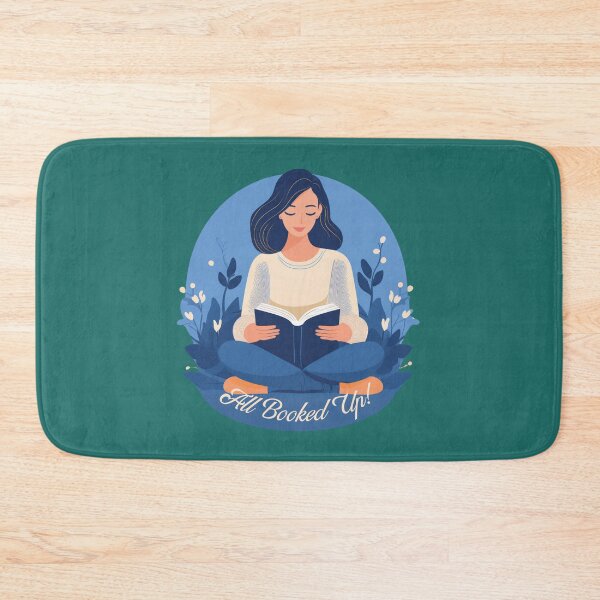 Item preview, "All Booked Up" Sticker | Reading Journal designed and sold by So.Lightly Living.