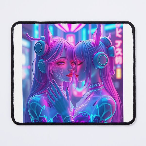 Item preview, Cyber Neon Twins designed and sold by DigitalTease.