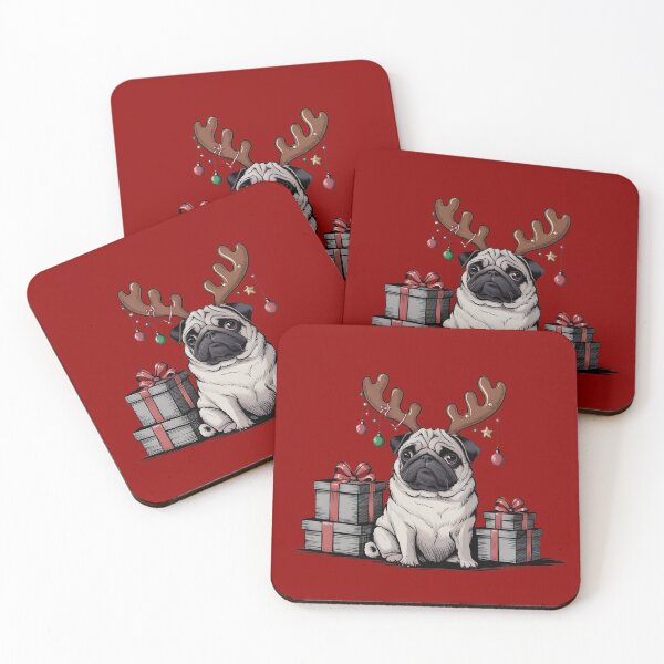 Item preview, Merry pugmas designed and sold by FriendlyLlama.