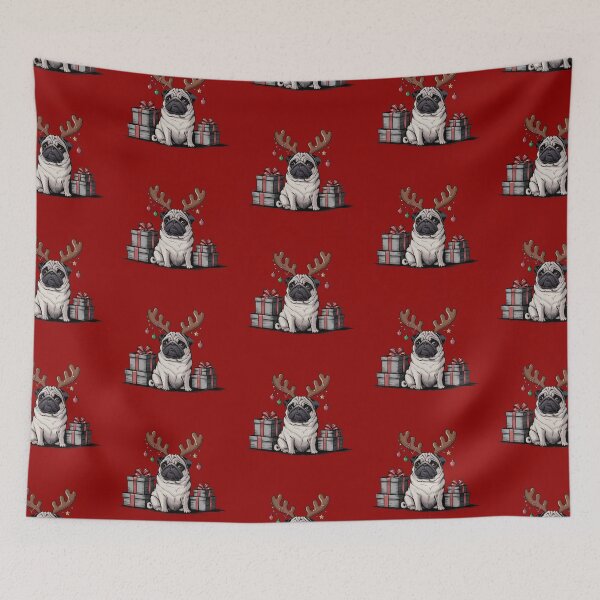 Item preview, Merry pugmas designed and sold by FriendlyLlama.