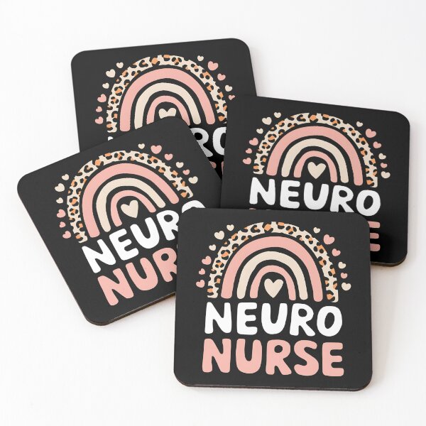 Item preview, Neuro Nurse Rainbow Leopard Heart Nursing designed and sold by TheWizArt.
