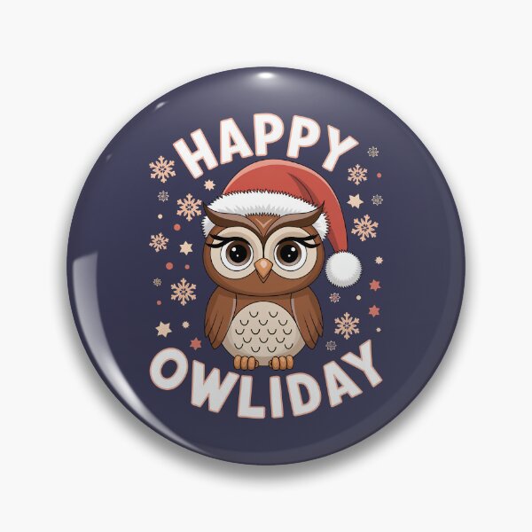 Item preview, Happy Owliday CHRISTMAS Happy Owl designed and sold by TS-Des.
