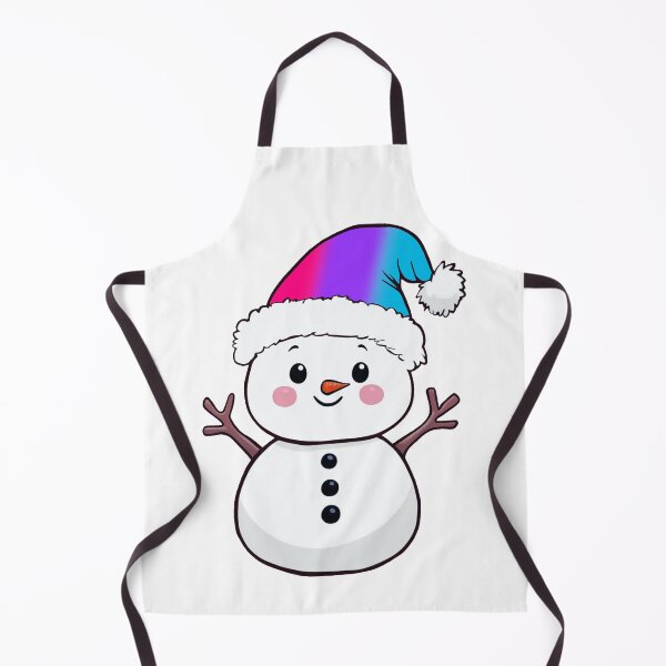 Item preview, Adorable Snowpal wearing an Androgynous Pride Santa Hat | Androgynous Pride Holiday Design designed and sold by Travelslightly.
