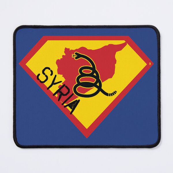 Item preview, Syria Spell Out - Freedom Is The Superpower - Modern Gadsden Snake Flag - Dont Tread On Me SUPERHERO design designed and sold by pelagio.