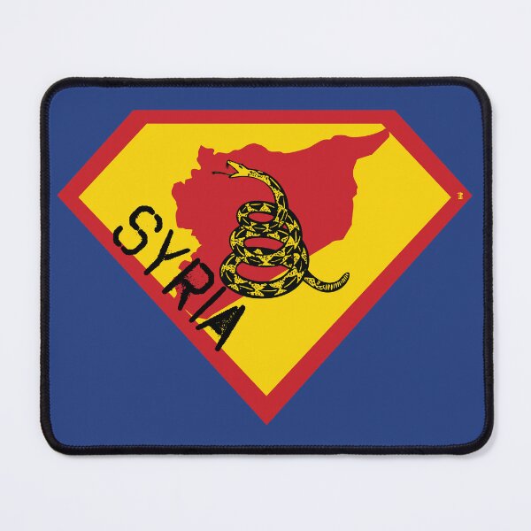Item preview, SYRIA Spell Out - Freedom Is The Superpower -  Gadsden Snake Flag - Dont Tread On Me SUPERHERO design designed and sold by pelagio.
