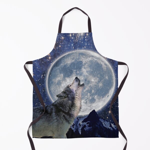 Item preview, Howling Wolf and Moon designed and sold by Skye Ryan-Evans.