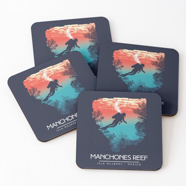 Item preview, Manchones Reef - Isla Mujeres - Mexico  designed and sold by StudioRedKoala.