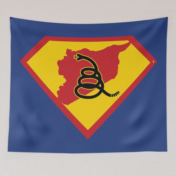 Item preview, SYRIA  - Freedom Is The Superpower - Modern Gadsden Snake Flag - Dont Tread On Me SUPERHERO design designed and sold by pelagio.