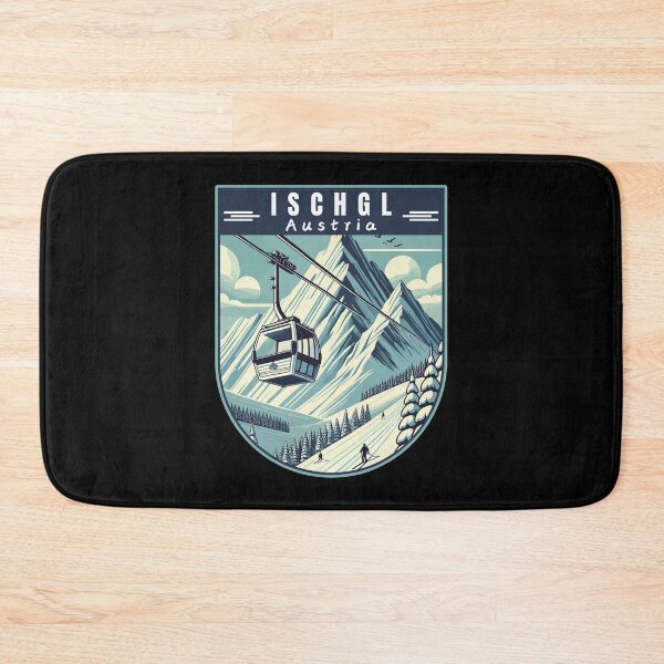 Item preview, Ischgl in Austria (Tirol) Vintage Vector Art Travel Badge designed and sold by MaateoDesign.