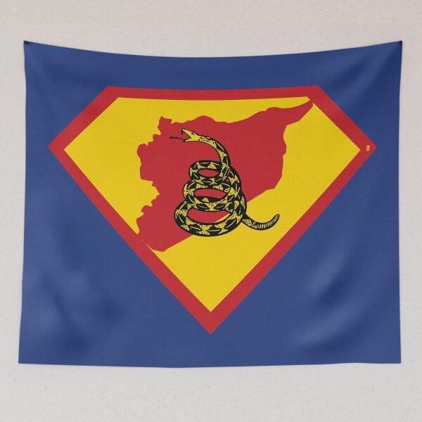 Item preview, SYRIA  - Freedom Is The Superpower -  Gadsden Snake Flag - Dont Tread On Me SUPERHERO design designed and sold by pelagio.