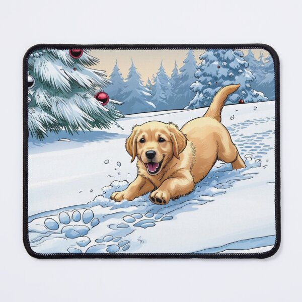 Item preview, Snowy Paw Prints to Joy designed and sold by FurRealArt.