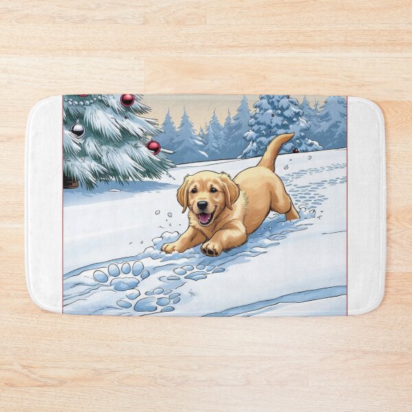 Item preview, Snowy Paw Prints to Joy designed and sold by FurRealArt.