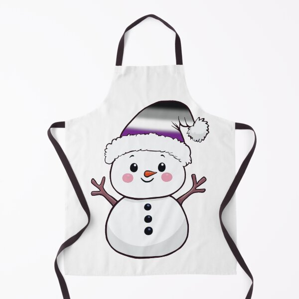 Item preview, Adorable Snowpal wearing an asexual Pride Santa Hat | Asexual Pride Holiday Design designed and sold by Travelslightly.