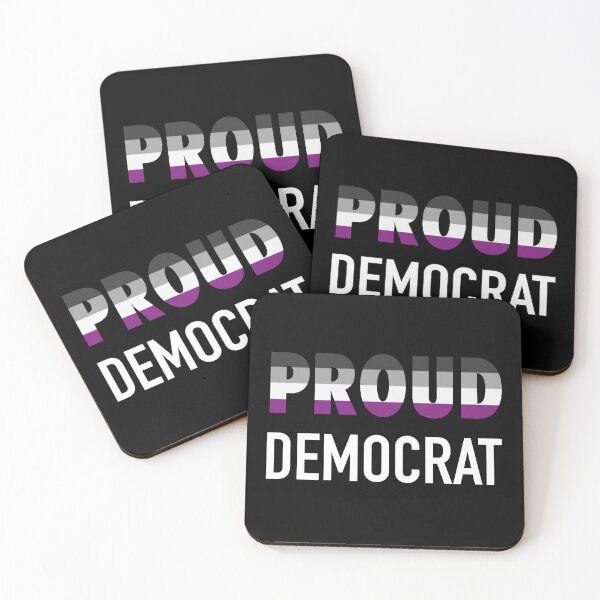 Item preview, Asexual Proud Democrat designed and sold by thepixelgarden.