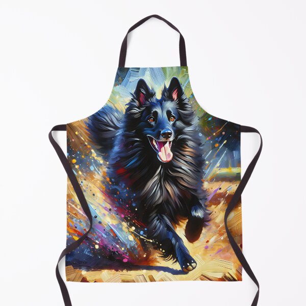 Item preview, Belgian Sheepdog Dog Portrait Acrylic Art Print Pet Portrait Gifts for Dog Lovers designed and sold by Puppy Puzzles Plus.