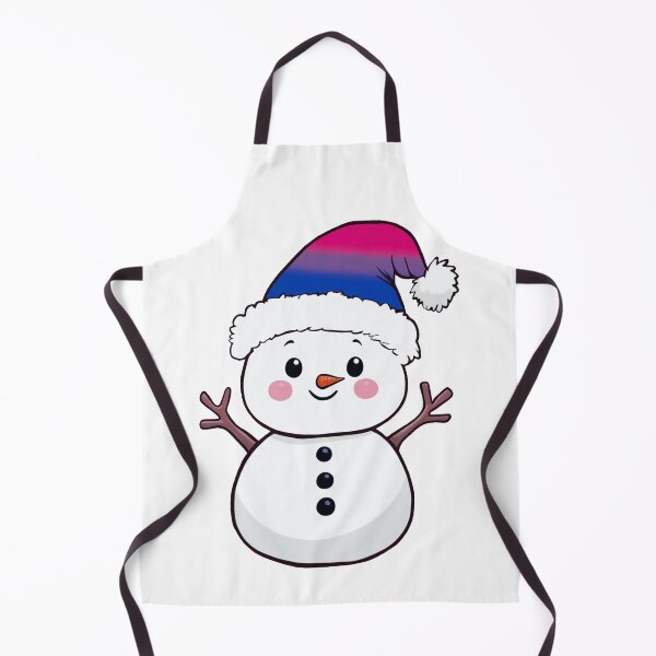 Item preview, Adorable Snowpal wearing an Bisexual Pride Santa Hat | Bi Pride Holiday Design designed and sold by Travelslightly.