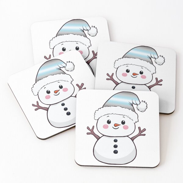 Item preview, Adorable Snowpal wearing an Demiboy Pride Santa Hat | Demiboy Pride Holiday Design designed and sold by Travelslightly.