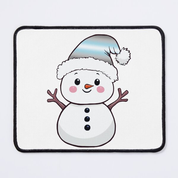 Item preview, Adorable Snowpal wearing an Demiboy Pride Santa Hat | Demiboy Pride Holiday Design designed and sold by Travelslightly.