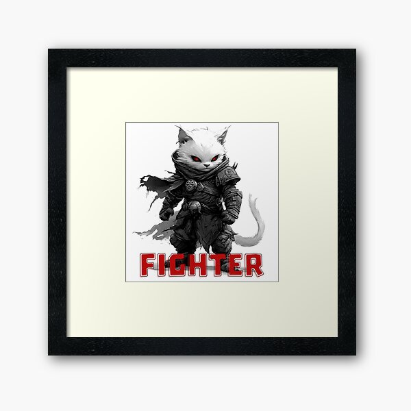 Item preview, Fighting cat designed and sold by krabbaraban.