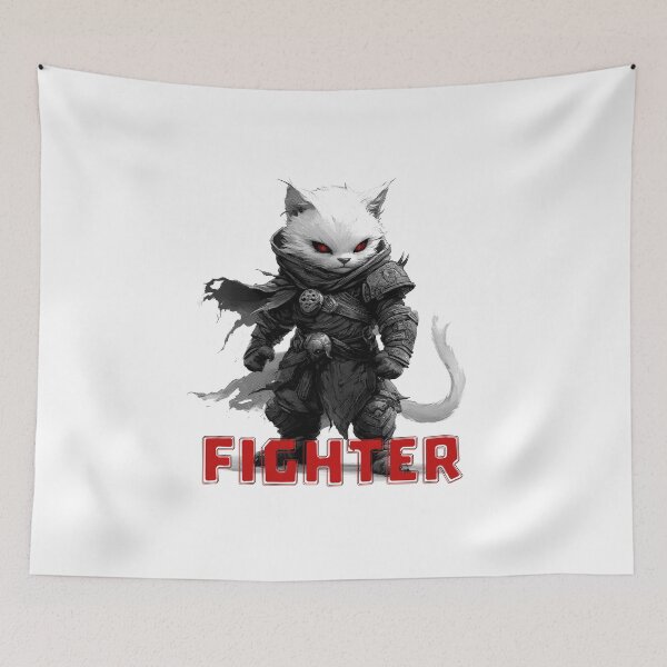 Item preview, Fighting cat designed and sold by krabbaraban.