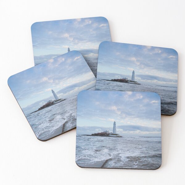 Item preview, St Marys Island at High Tide - Portrait designed and sold by Violaman.