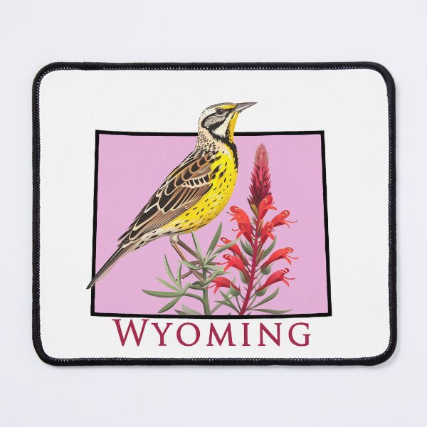 Item preview, Wyoming Bird and Flower designed and sold by adventurehaven.