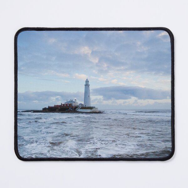 Item preview, St Marys Island at High Tide - Portrait designed and sold by Violaman.