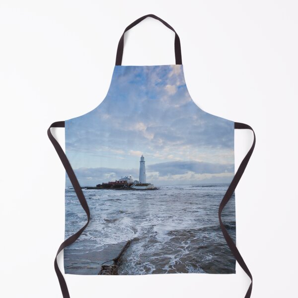 Item preview, St Marys Island at High Tide - Portrait designed and sold by Violaman.