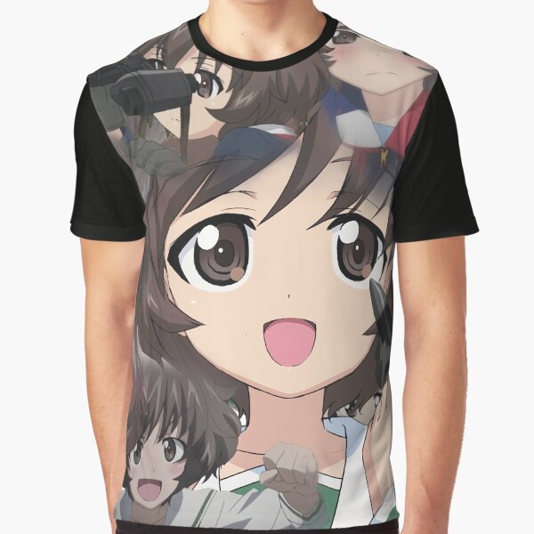 Vista previa del artículo con la obra «Chicas y Panzer Yukari», diseñado y vendido por TheSmartChicken.