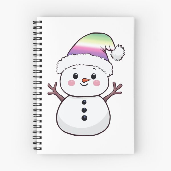 Item preview,  Adorable Snowpal wearing an Genderfae Pride Santa Hat | Genderdoe Pride Holiday Design designed and sold by Travelslightly.