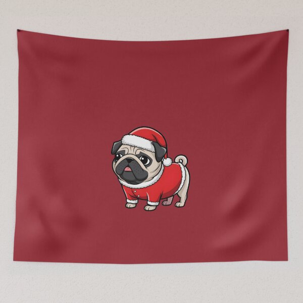 Item preview, Merry pugmas designed and sold by FriendlyLlama.
