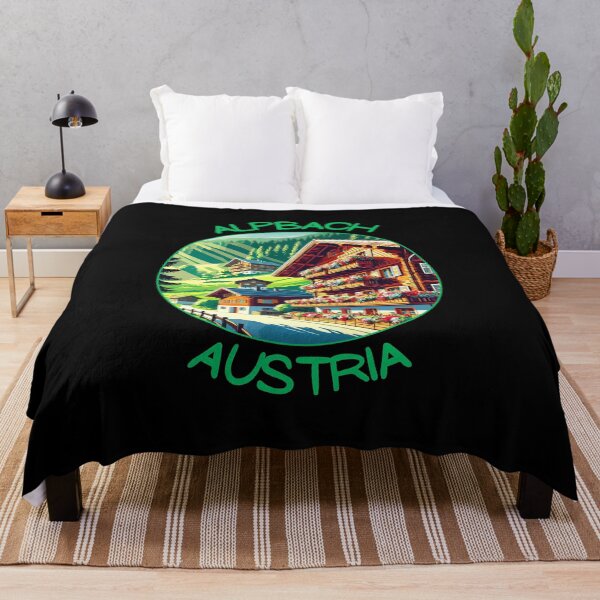 Item preview, Alpbach in Austria (Tirol) Retro Vector Art Travel Badge designed and sold by MaateoDesign.