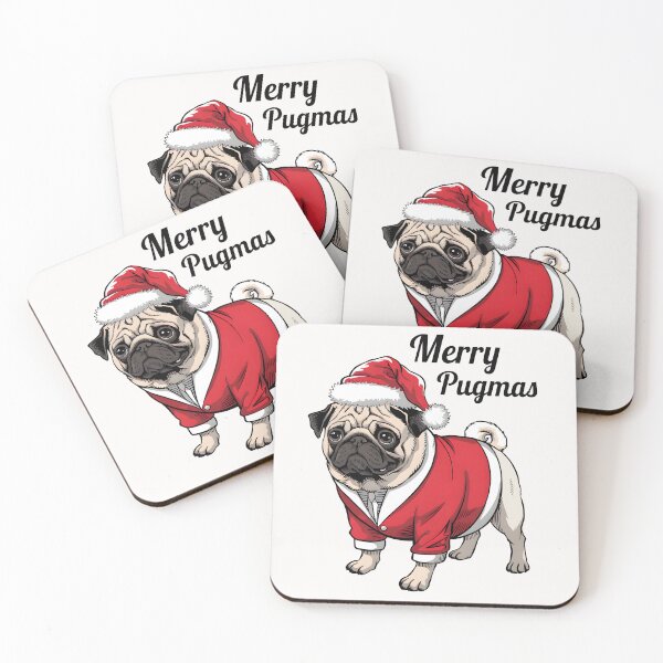 Item preview, Merry pugmas designed and sold by FriendlyLlama.