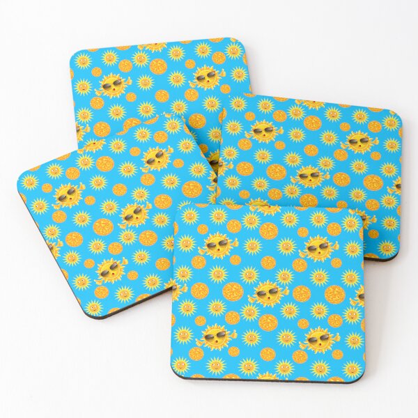 Item preview, Sunny Dreams: A cheerful pattern featuring sun faces with smiling expressions, radiating warmth and positivity. designed and sold by Grang Art Artistic Designs.