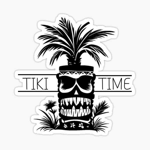 Item preview, Tiki Time (with Black Lettering) designed and sold by VelvetRoom.