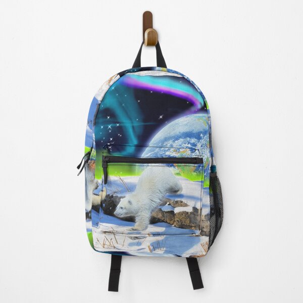 Item preview, Cute Polar Bear Cubs & Aurora designed and sold by Skye Ryan-Evans.