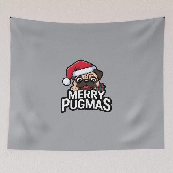 Item preview, Merry pugmas designed and sold by FriendlyLlama.