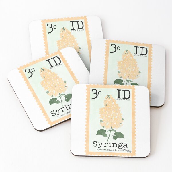 Item preview, Idaho State Flower: Syringa Postage Stamp designed and sold by Marguerite Artistry.