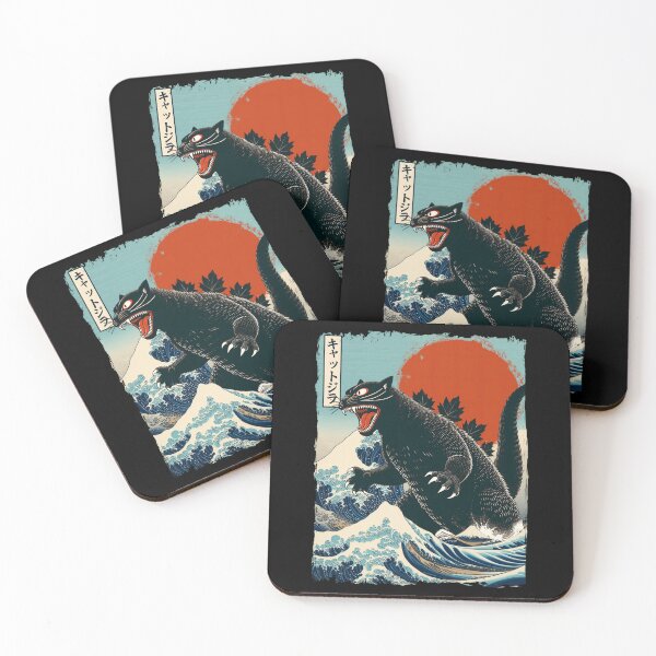 Item preview, Catzilla – The Feline Wave designed and sold by Aredbox.