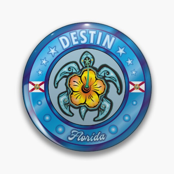 Item preview, Destin Florida sea turtle hibiscus designed and sold by studioss76.